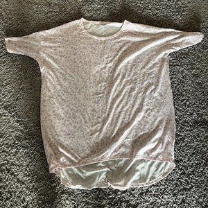 Pink and Lilac Leopard Print LuLaRoe Irma